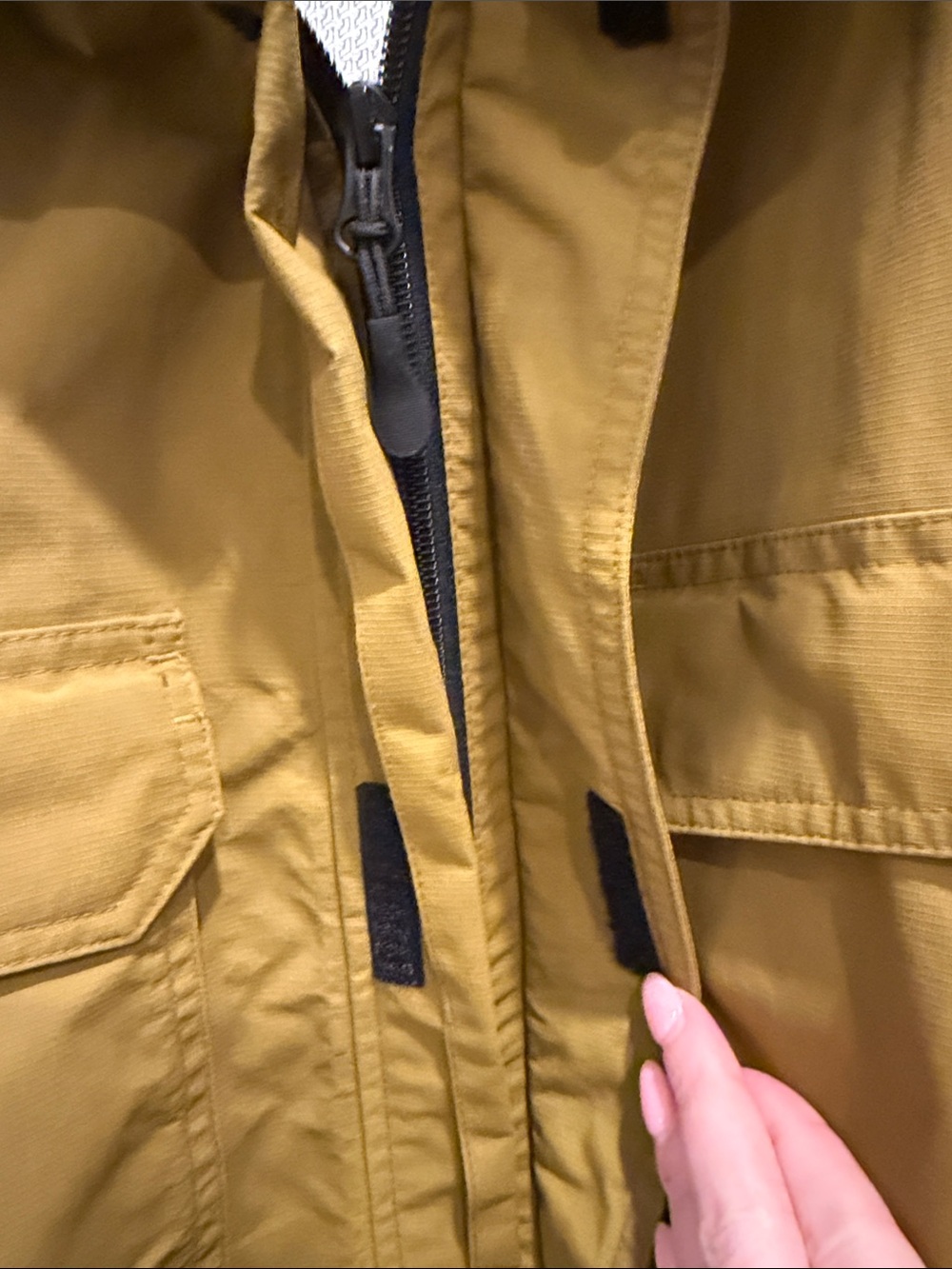 Duluth Trading Co muted Olive Green Hooded Jacket - 2XL Tall - Picture 4 of 9